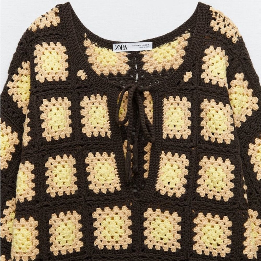 Zara Limited Edition Crochet Dress New - Picture 5 of 13